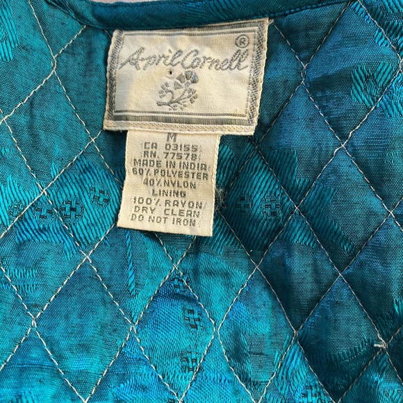 April Cornell Metallic Quilted Blazer - Picture 9 of 11